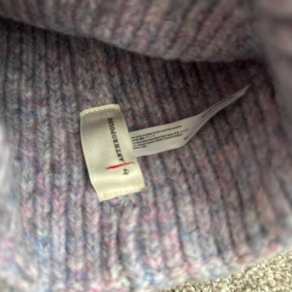 Anthropologie pick a pom purple beanie NWOT - Picture 5 of 6